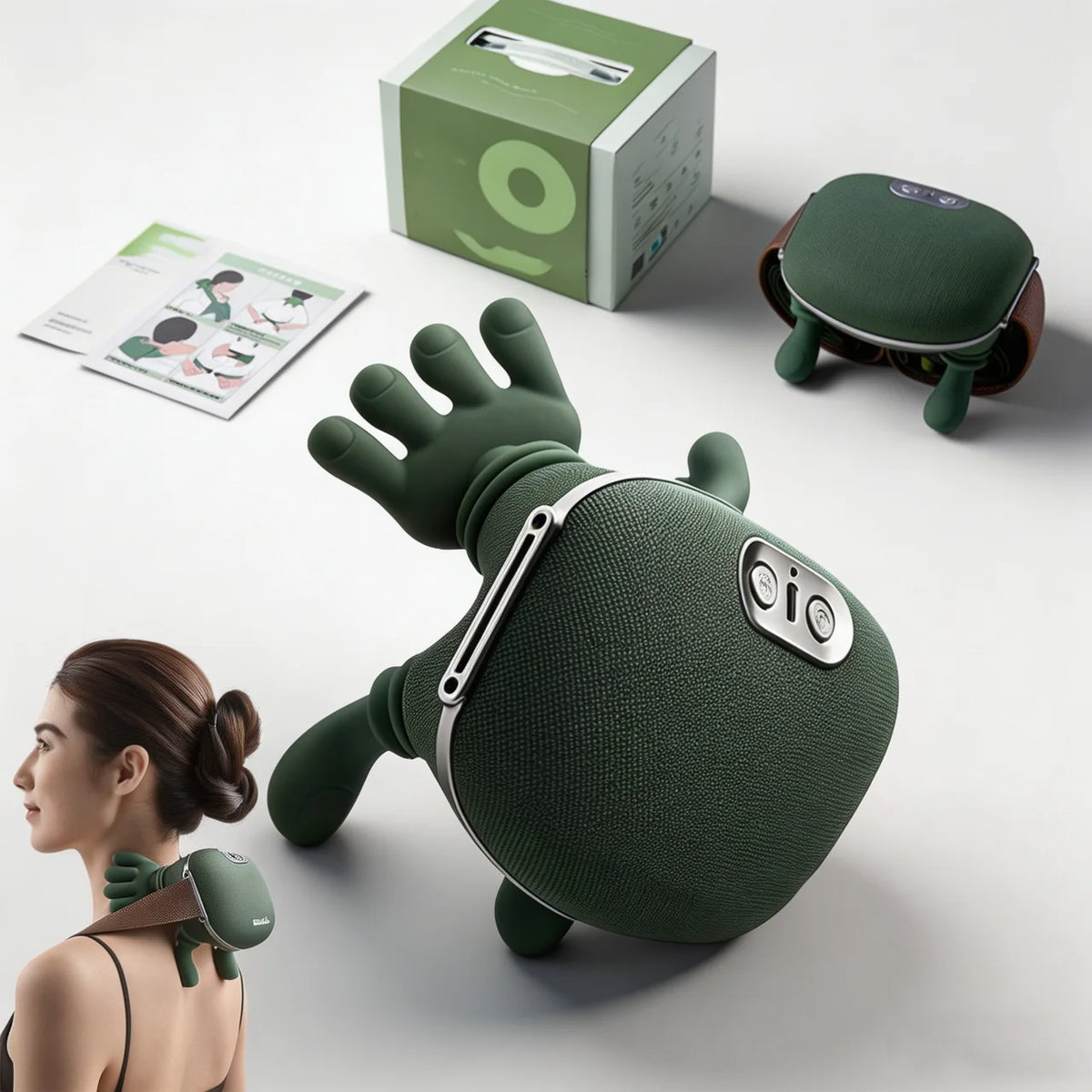 Masajeador Cervical Vital Knead 4D | Amasado con Calor y Sin Cables