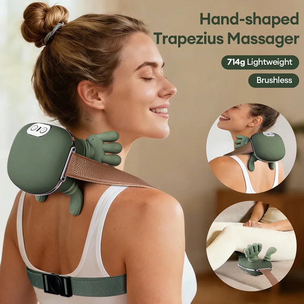 Masajeador Cervical Vital Knead 4D | Amasado con Calor y Sin Cables