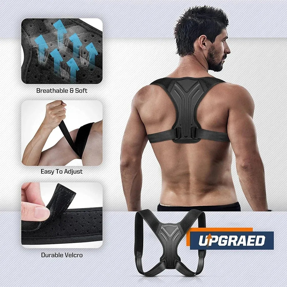 Corrector de Postura Vital Align | Soporte Ajustable de Hombros y Clavícula